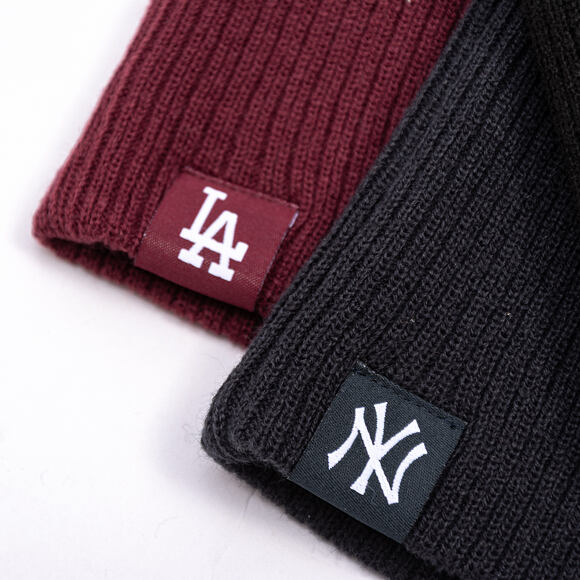 Kulich New Era - MLB Essential Skully Beanie - LA Dodgers - Burgundy