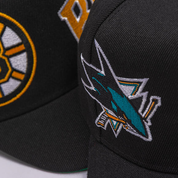 Kšiltovka Mitchell & Ness - NHL Busted Pro - San Jose Sharks - Black