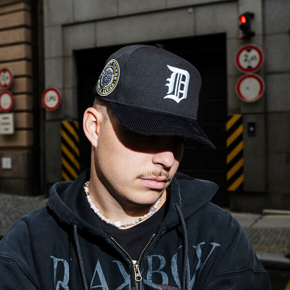 Kšiltovka New Era - MLB Retro Cord Cooperstown 19TWENTY - Detroit Tigers - Black