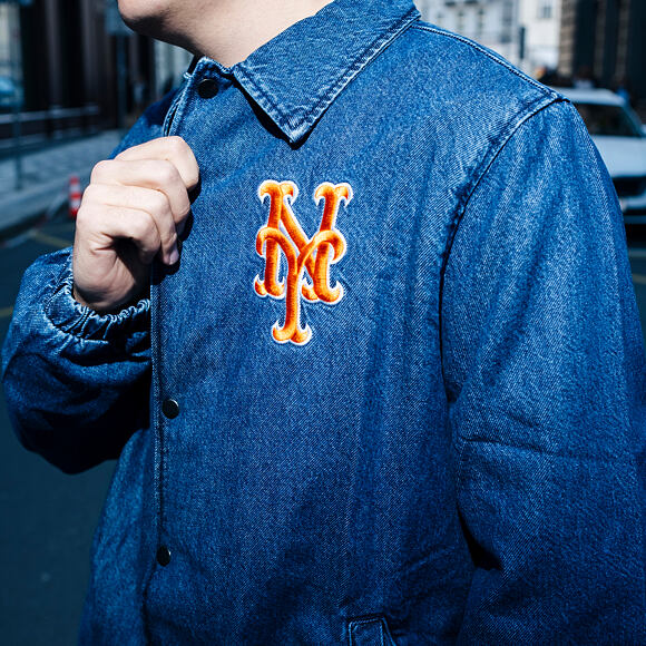 Bunda New Era - MLB Denim Coach Jacket - NY Mets - Denim