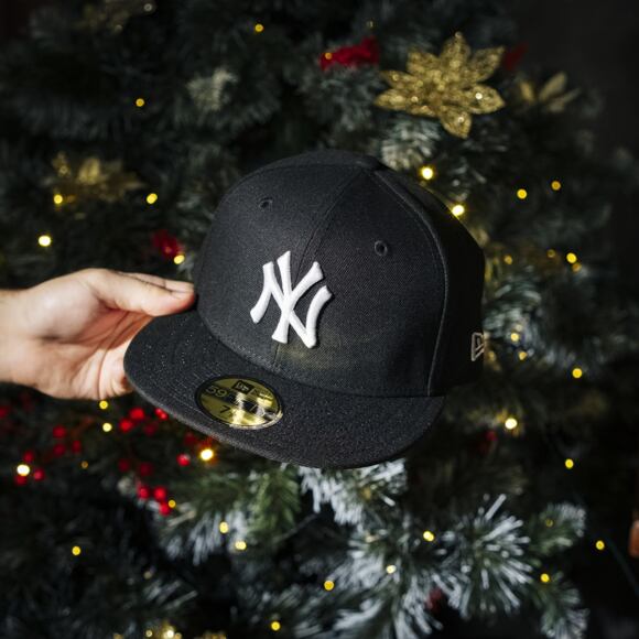 Kšiltovka New Era - MLB Basic 59FIFTY - NY Yankees - Black / White
