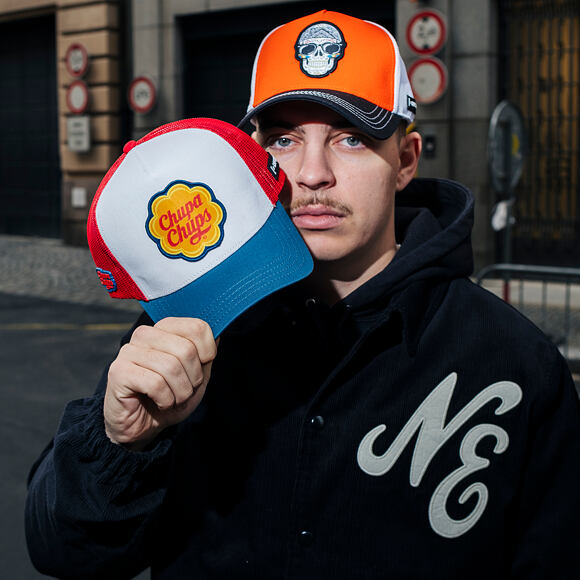 Kšiltovka Capslab Trucker Premium Chupa Chups X Capslab Phosphorescent