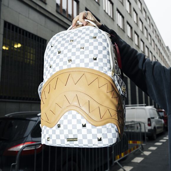 Batoh Sprayground Cream Henny Quilt Puff Backpack