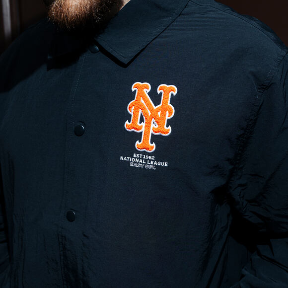 Bunda New Era - MLB Coaches Jacket - NY Mets - Black