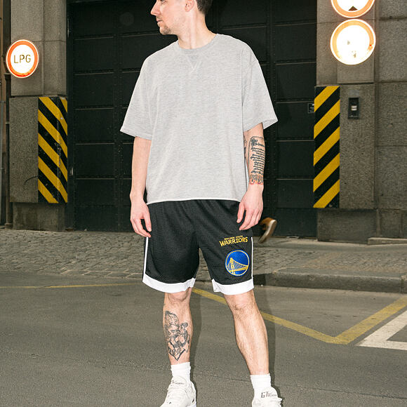 Kraťasy New Era - NBA US Edit - Golden State Warriors - Black