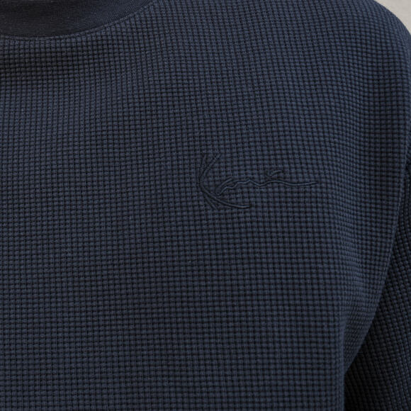 Triko Karl Kani - Signature Waffle Oversized T-Shirt - Black