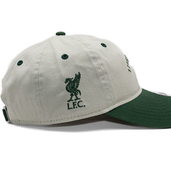 Kšiltovka New Era - Contrast 9TWENTY - LIVERPOOL FC - Ivory / Green