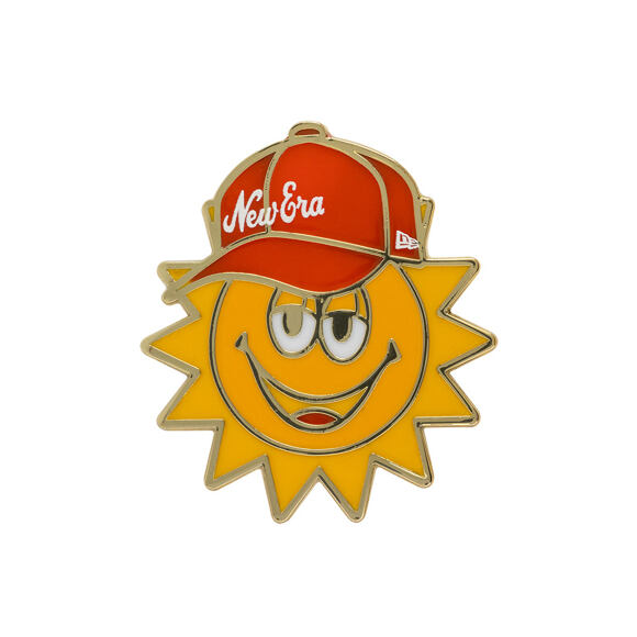 Připínáček New Era - Branded Cap Pin Sunny - Yellow / Silver