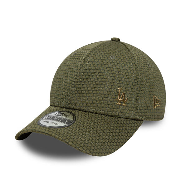 Kšiltovka New Era - MLB Flawless Mesh 9FORTY - LA Dodgers - New Olive