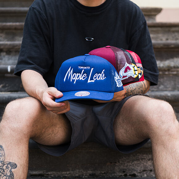 Kšiltovka Mitchell & Ness - Head Coach Trucker - NHL - Toronto Maple Leafs - Navy