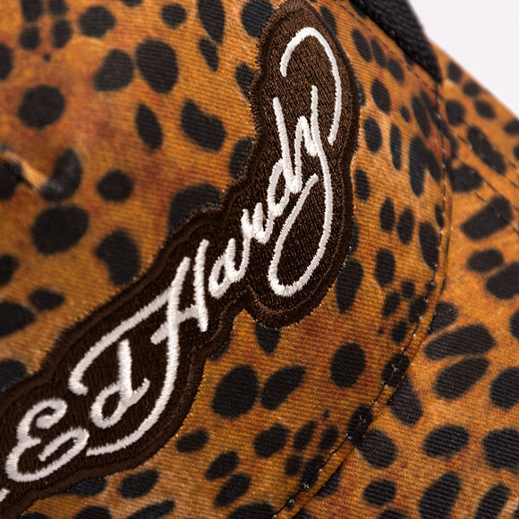 Kšiltovka Ed Hardy - Leopard Print 5 Panel Trucker