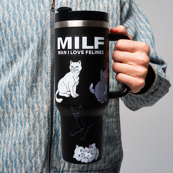 Láhev Rip N Dip - Man I Love Felines Big Ol Cup Tumbler Black
