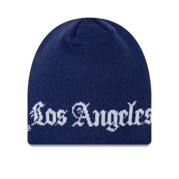 Kulich New Era - MLB Wordmark Skully Knit Thin - LA Dodgers - Royal