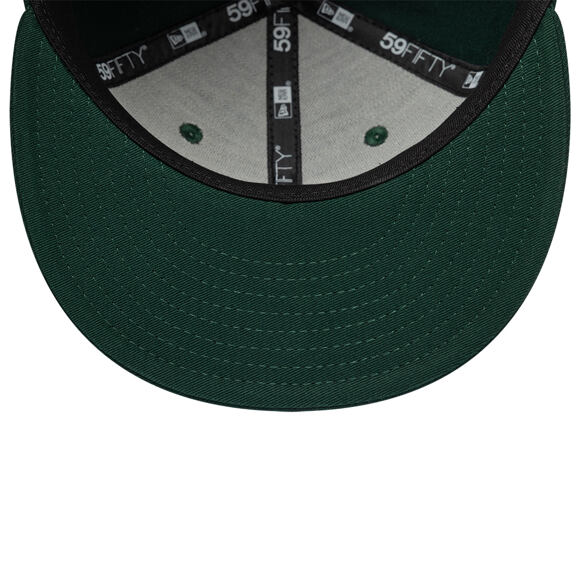 Kšiltovka New Era - MLB League Essential 59FIFTY - Oakland Athletics - Green / White