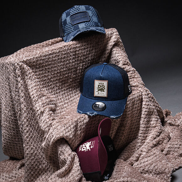 Kšiltovka New Era - F1 Denim 9FORTY A-Frame Trucker - Visa Cash App RB - Black