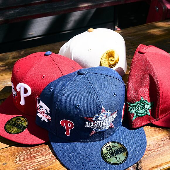Kšiltovka New Era - MLB All Star Game Workout 2026 59FIFTY - Philadelphia Phillies - Scarlet