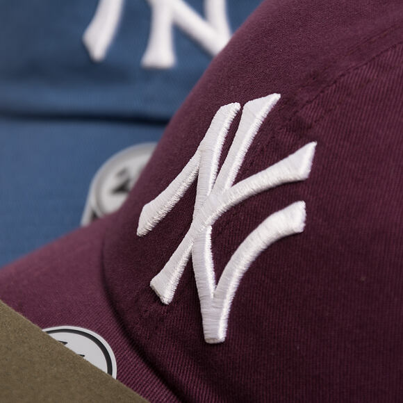 Kšiltovka '47 Brand - MLB Clean Up - NY Yankees - Plum