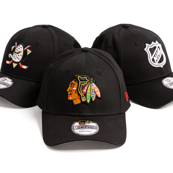 Kšiltovka New Era - NHL 9FORTY - Chicago Blackhawks - Black