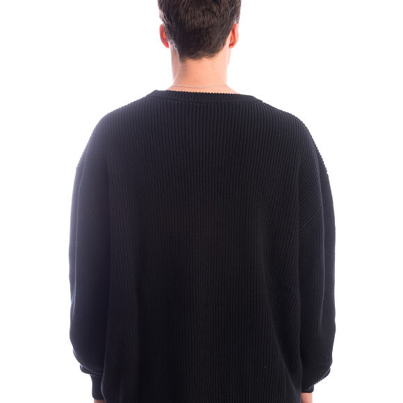Mikina Karl Kani - KK Script Knit Oversized Crew - Black