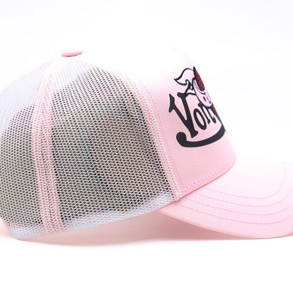 Dámská Kšiltovka Von Dutch - Trucker - Love Patch - Light Pink