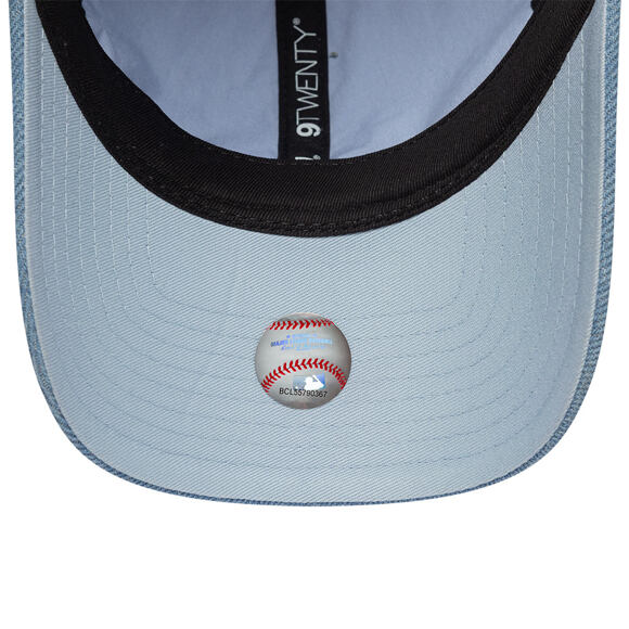 Kšiltovka New Era - MLB Washed Denim Pin 9TWENTY - NY Yankees - Pastel Blue