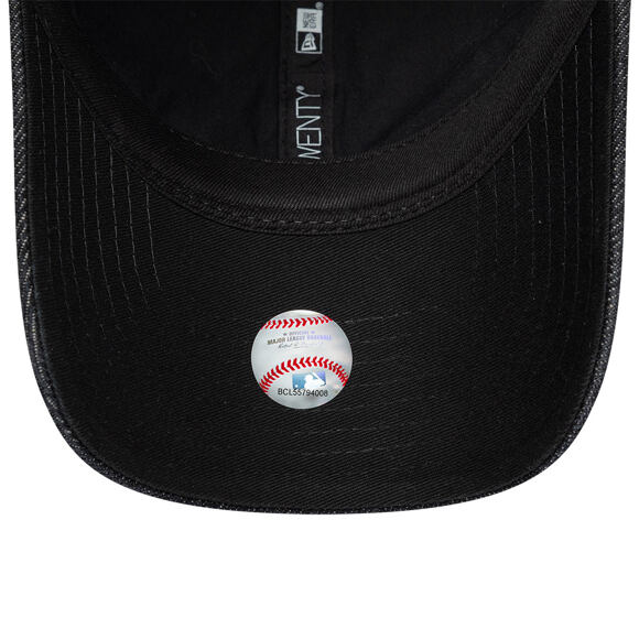 Kšiltovka New Era - MLB Washed Denim Pin 9TWENTY - NY Yankees - Black