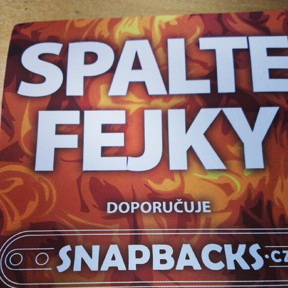 Snapbacks.cz Samolepky SPALTE FEJKY 5ks z Limitované Série