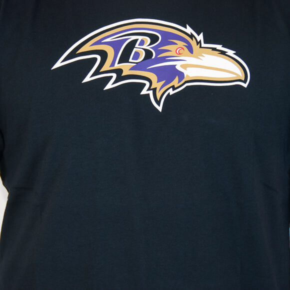 Triko New Era NFL Team Logo Baltimore Ravens Black