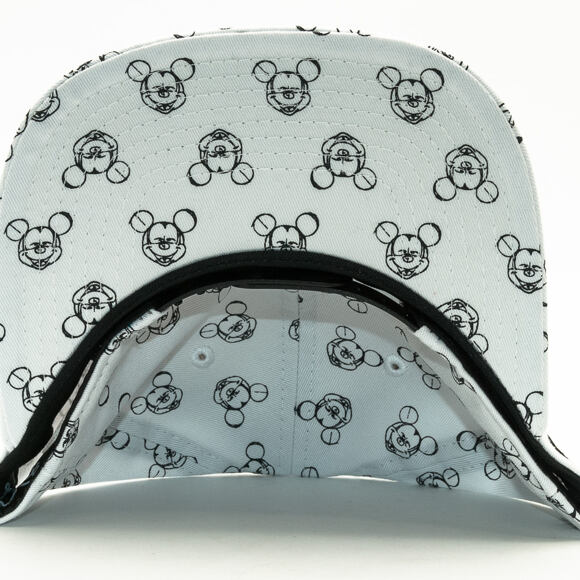Kšiltovka New Era Sketch Face Mickey Mouse Optic White/Black Snapback