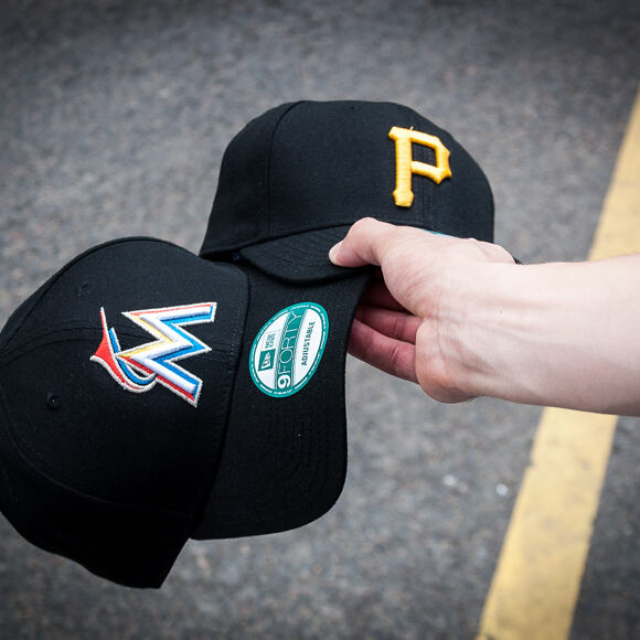 Kšiltovka New Era The League Miami Marlins 9FORTY Black Strapback