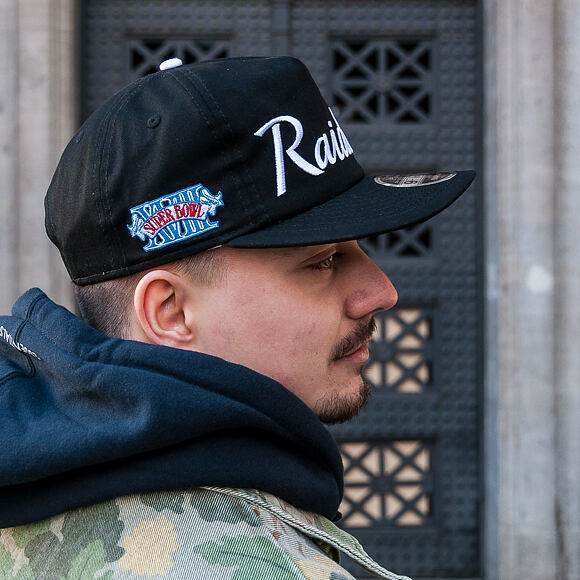 Kšiltovka New Era Throwback Oakland Raiders 9FIFTY Official Team Colors Snapback