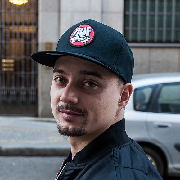 Kšiltovka HUF Rhythm Black Snapback