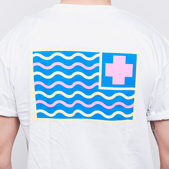 Triko Pink Dolphin Pocket P Tee White