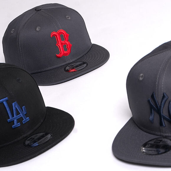 Kšiltovka New Era 9FIFTY Los Angeles Dodgers Black/Dark Royal Snapback