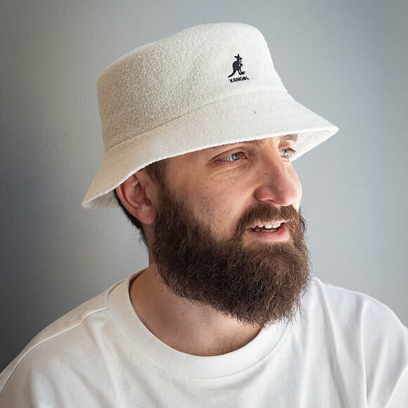 Klobouk Kangol Bermuda Bucket K3050ST-WH103 White