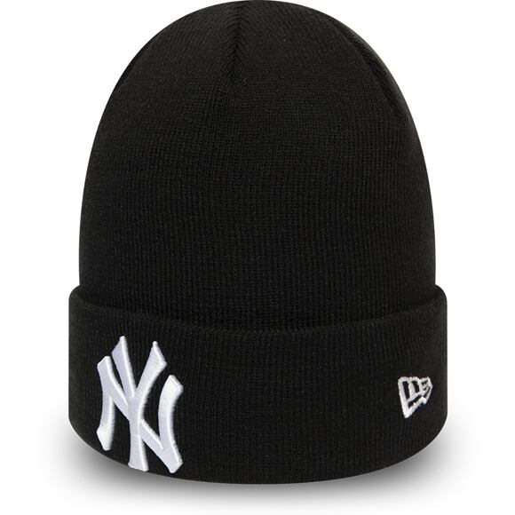 Kulich New Era New York Yankees League Essential Cuff Knit Black