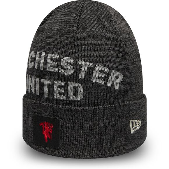 Kulich New Era Manchester United Script Cuff Knit Grey Heather