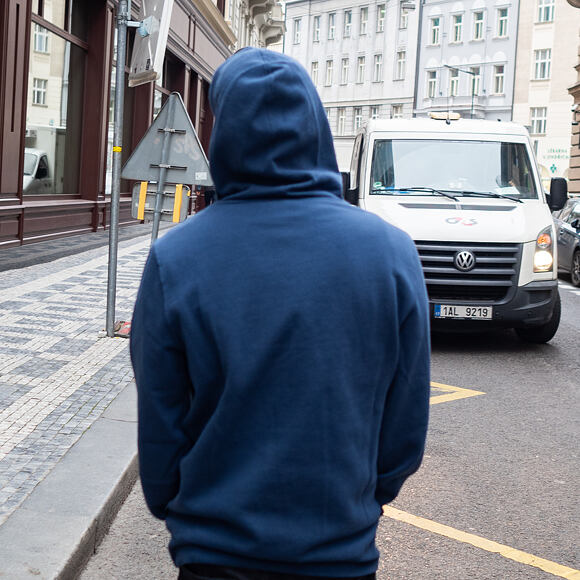 Mikina HUF Suspension Arched Hoodie Insignia Blue