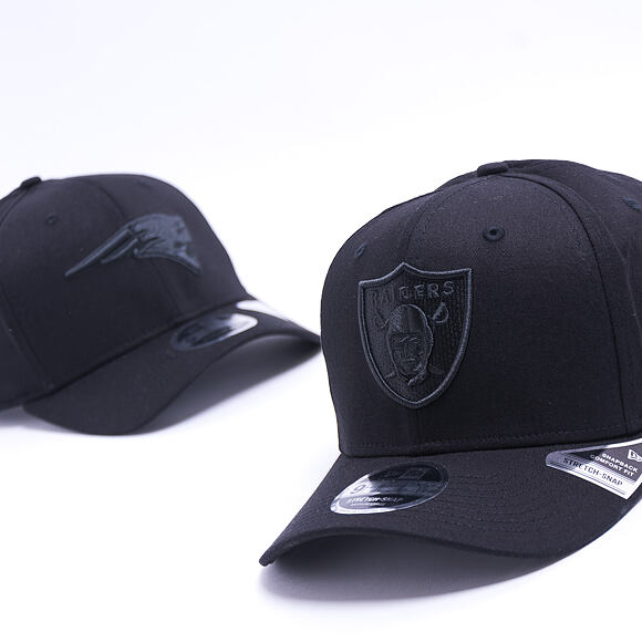 Kšiltovka New Era 9FIFTY New England Patriots Stretch Snap Tonal Black