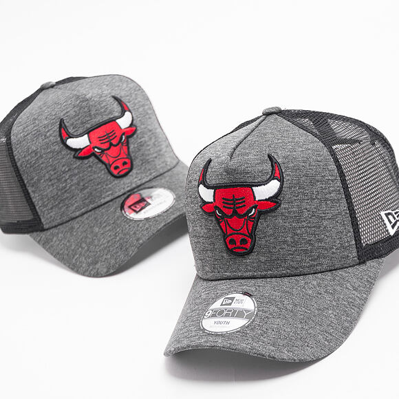 Dětská Kšiltovka New Era 9FORTY Trucker Chicago Bulls Shadow Tech