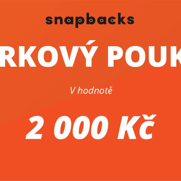 Dárkový poukaz na nákup v hodnotě 2000 Kč