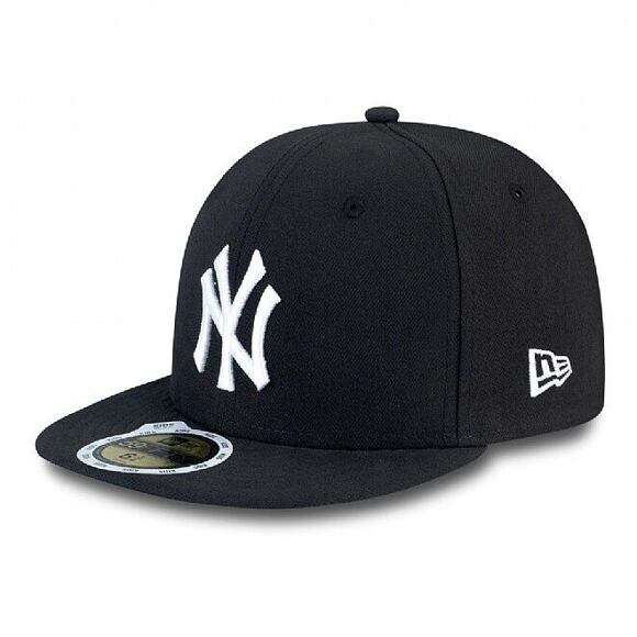 Dětská kšiltovka NEW ERA 59FIFTY Kids MLB League Basic New York Yankees Fitted Black / White