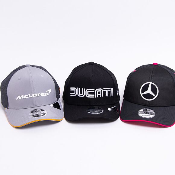 Kšiltovka New Era 9FIFTY Stretch Snap Special Ed Abu Dhabi McLaren Gray