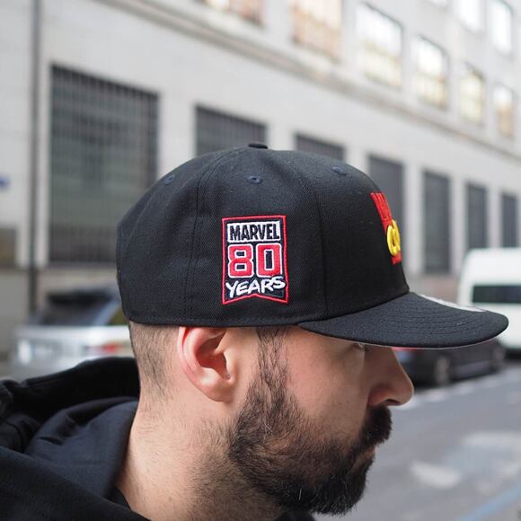 Kšiltovka NEW ERA 9FIFTY 80th Marvel Comics RETRO Black