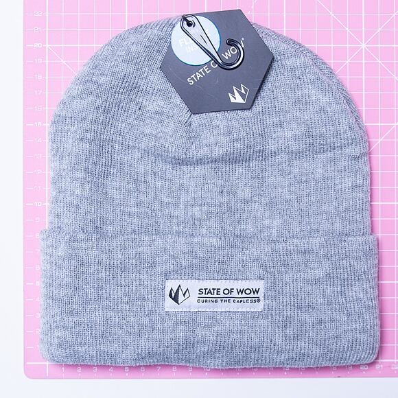 Kulich State of WOW Adler Fold Beanie Light Grey Melange