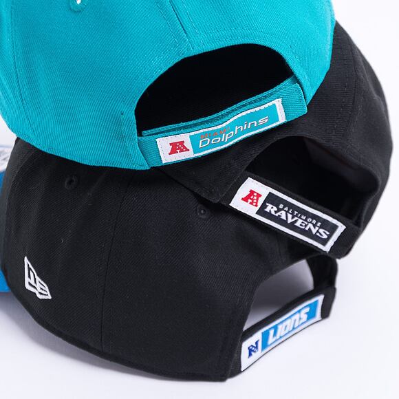 Kšiltovka New Era - NFL The League 9FORTY - Detroit Lions - Black / Rainstorm Blue
