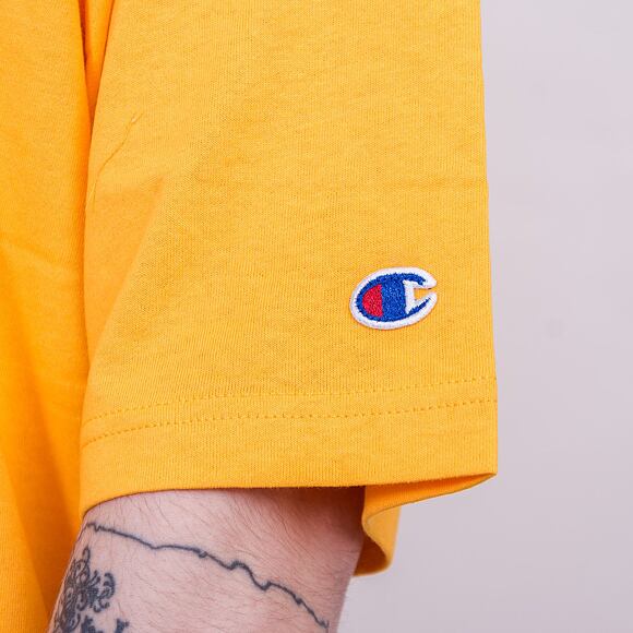 Triko Champion Oversized Crewneck T-Shirt 214282 ZNN Mustard