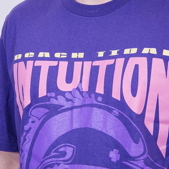 Triko Pink Dolphin Intuition Tee Purple