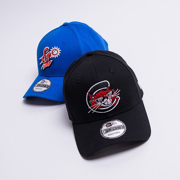 Kšiltovka New Era 9FORTY Minor League Patch Charleston Alley Cats Strapback Black