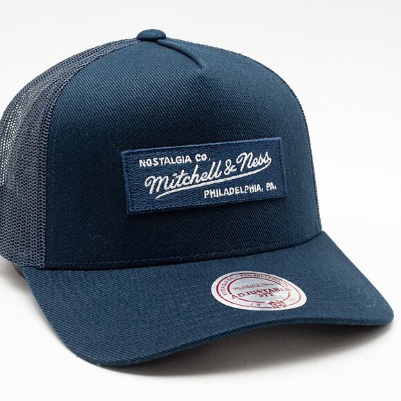 Kšiltovka Mitchell & Ness Box Logo Trucker Branded Navy